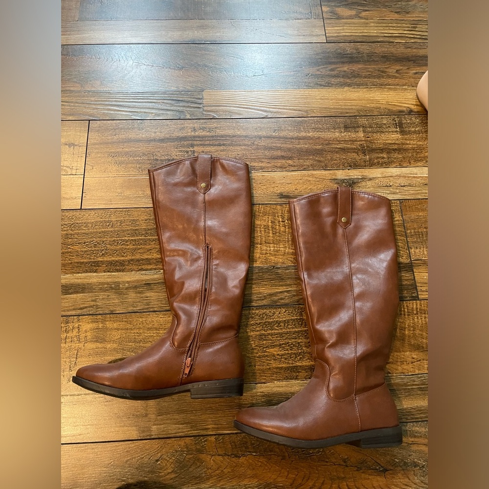 Rampage tall brown boots